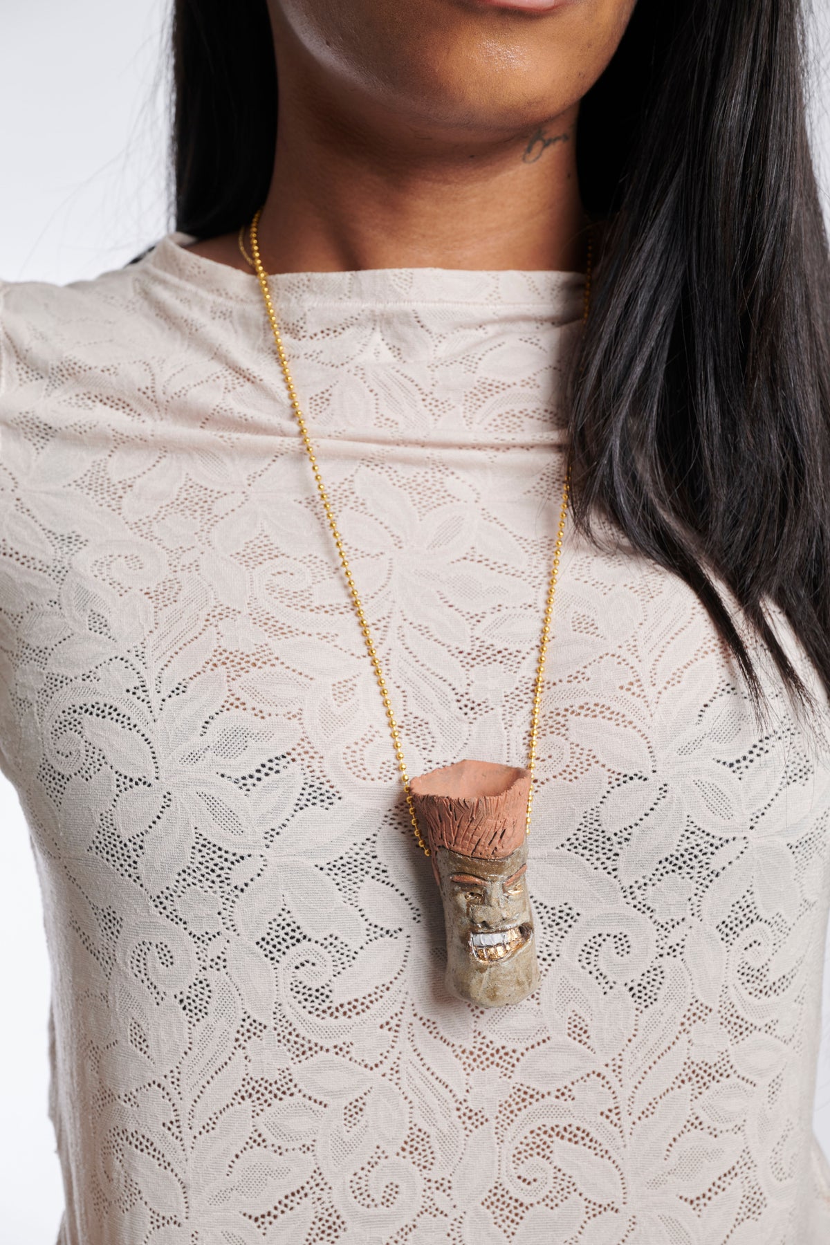 Nu Art A Facts Ceramic Necklace (#5)