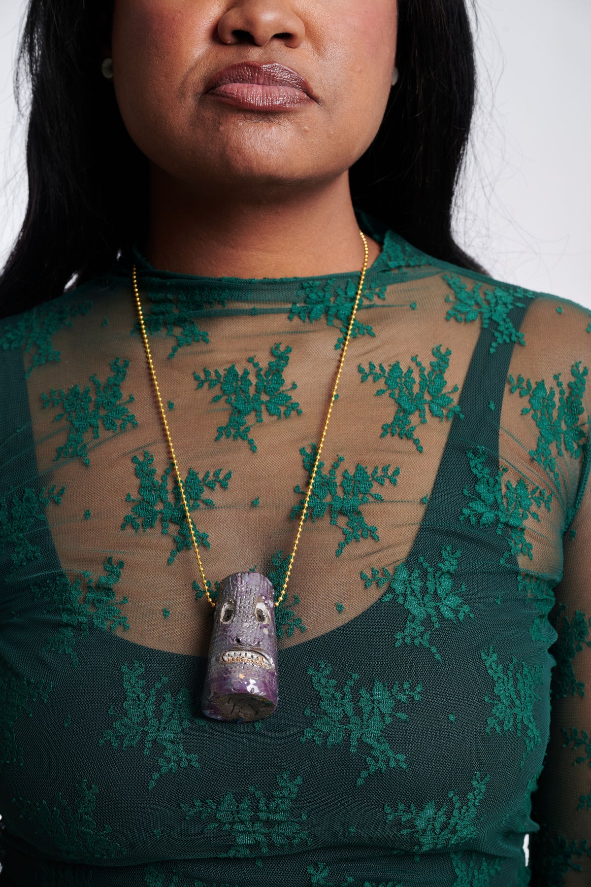 Nu Art A Facts Ceramic Necklace (#9)
