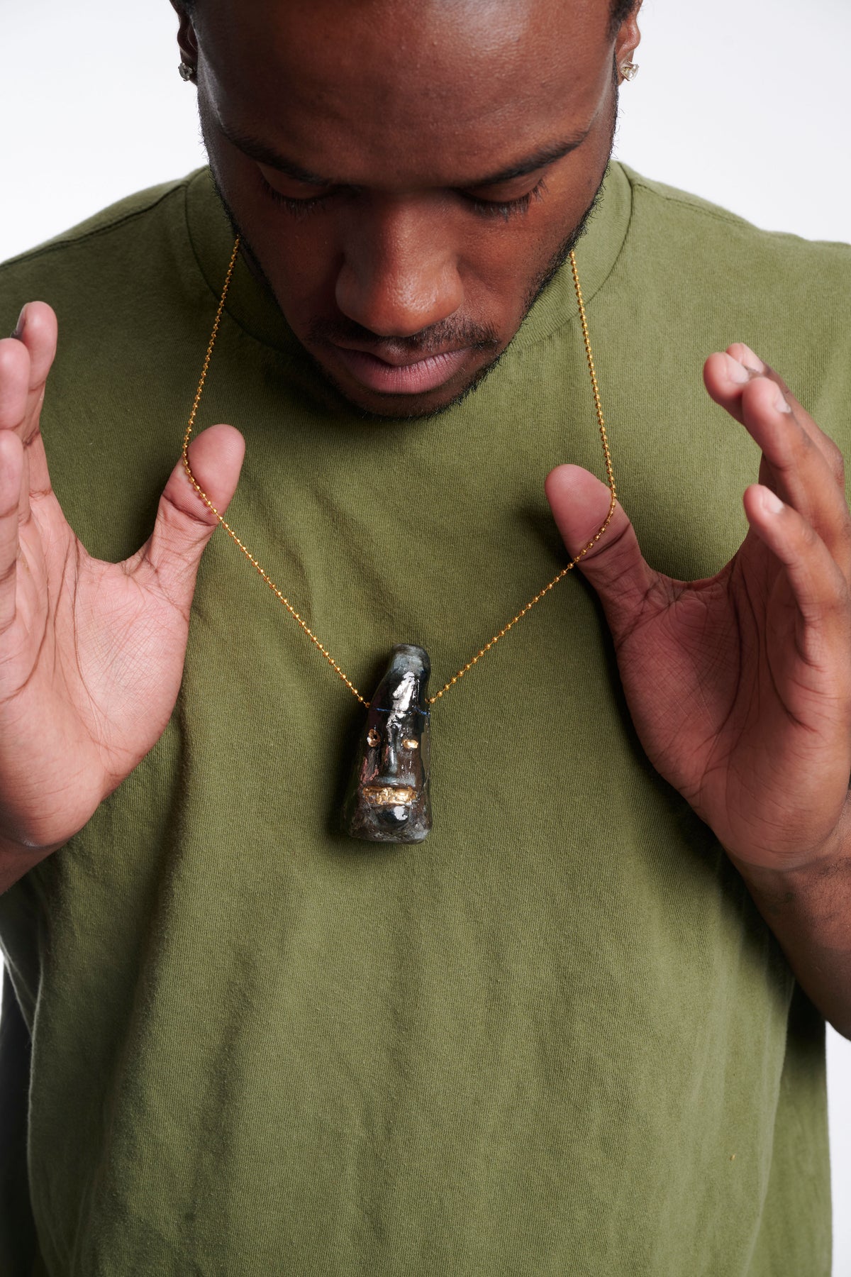 Nu Art A Facts Ceramic Necklace (#1)